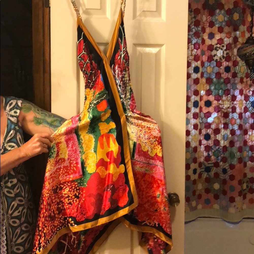 Lyndia prokanis silk dress